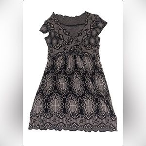 anthropologie S wool sweater dress